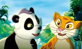 Kleiner starker Panda